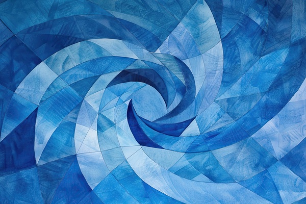 Azure Vortex 7892BC 45 by Abstract Rebellion