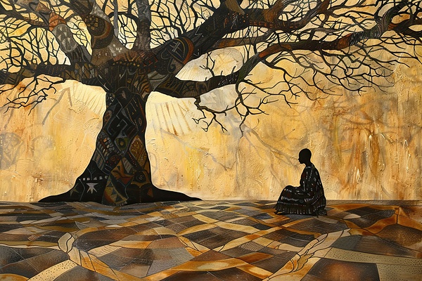 Beneath Golden Boughs H3N9P2 60 Print