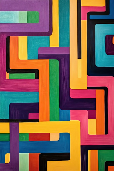 Chromatic Labyrinth 7H3N2P 60 by Abstract Rebellion