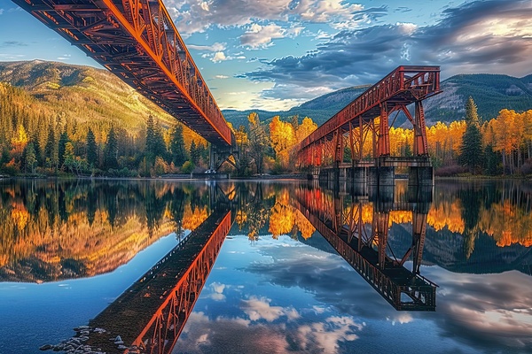 Autumn Reflections Y59H2N 65 Print