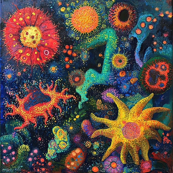 Cosmic Bloom 2P3H9N 47 by Abstract Rebellion