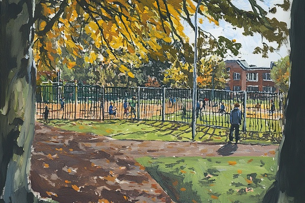 Autumn Playground Musings Y9H2N8 45 by Abstract Rebellion
