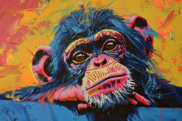 Contemplative Primate H3N2P9 55 by Abstract Rebellion