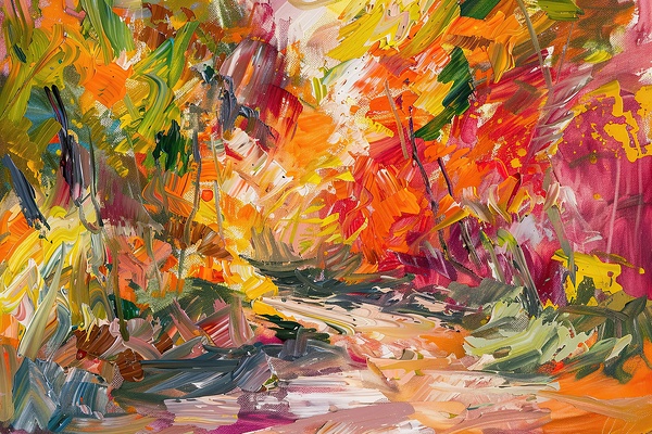 Autumn Pathway G92H7N 45 by Abstract Rebellion