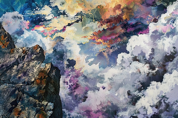 Celestial Precipice H79N2Z 58 Print