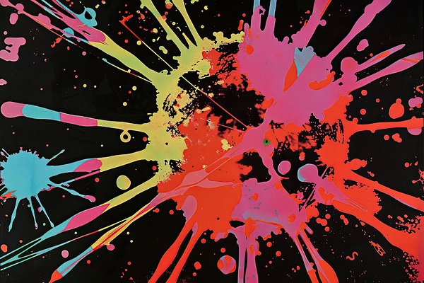 Cosmic Splatter 7H29PZ 45 by Abstract Rebellion