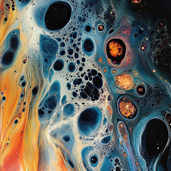 Cosmic Cellular Forms H2N9P4 60 by Abstract Rebellion