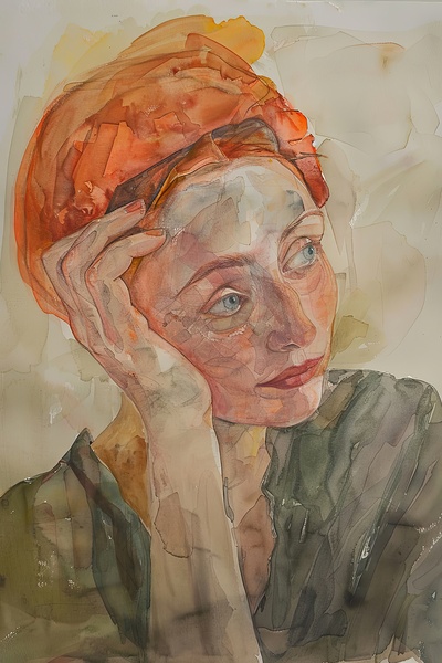 Contemplative Gaze 7H9N2P 55 by Abstract Rebellion