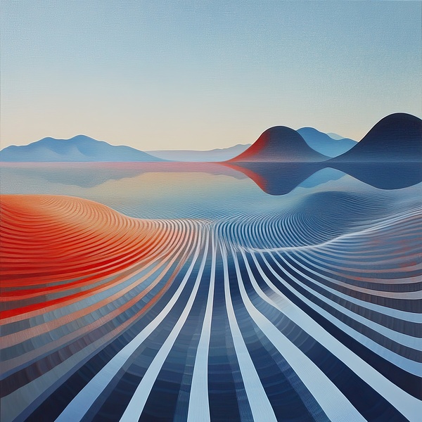 Chromatic Horizon VZ92HJ 60 Print