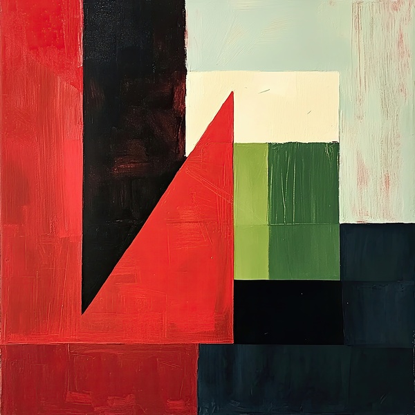 Angular Color Study H92J5Z 52 Print