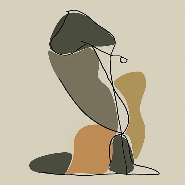 Abstract Form Study 29H8N 45 Print