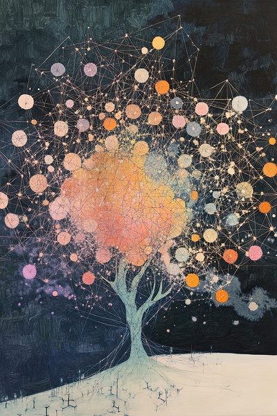 Arboreal Network HZ92P3 55 Print