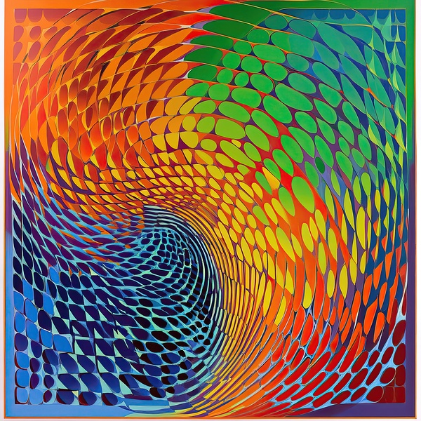 Chromatic Vortex H9P4Z2 64 by Abstract Rebellion