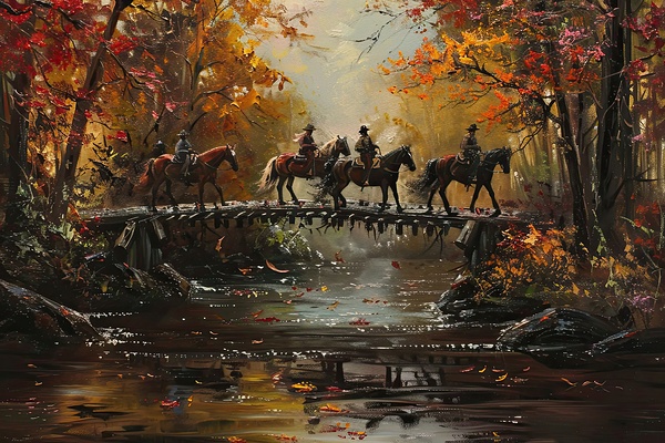Autumnal Cavalcade 7H29P4 45 by Abstract Rebellion