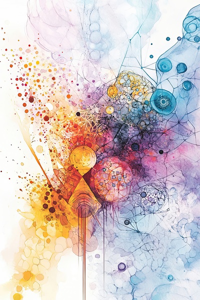 Cosmic Genesis Burst 7P3HN 55 Print