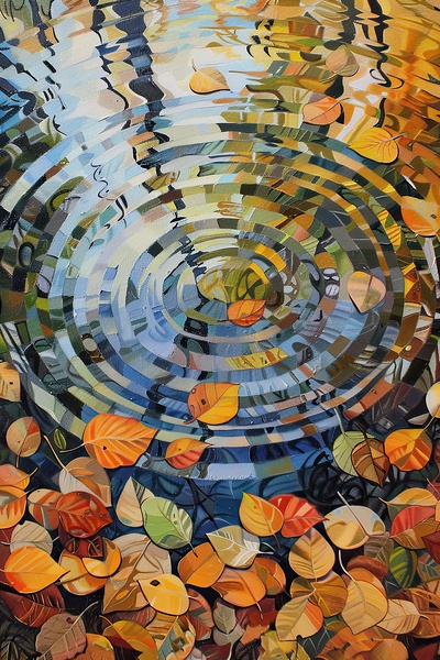 Autumn Ripples NZ92H8 65 by Abstract Rebellion