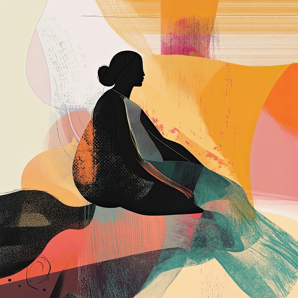 Contemplative Pose H52P9N 58 by Abstract Rebellion