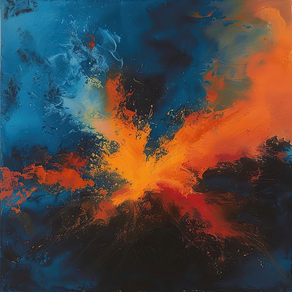 Cosmic Genesis Burst H29N3Z 55 Print