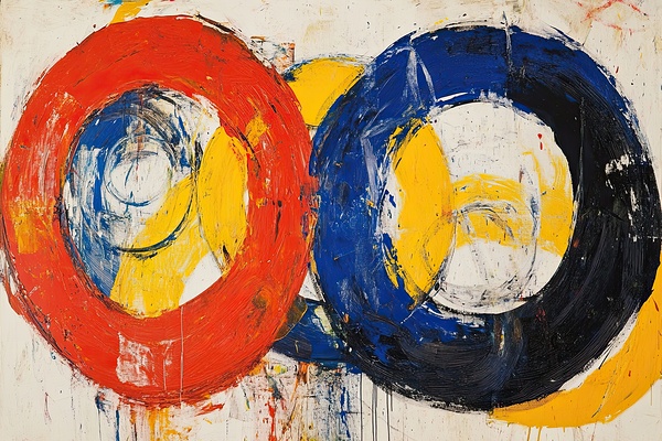 Chromatic Rings Intertwined H2N9P2 55 by Abstract Rebellion