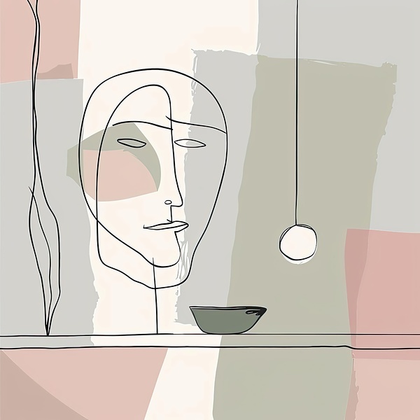 Contemplative Visage H3N9P2 47 by Abstract Rebellion