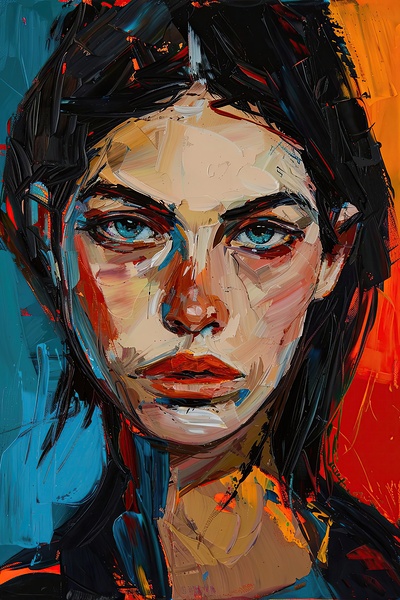 Azure Gaze KJ2834 55 by Abstract Rebellion