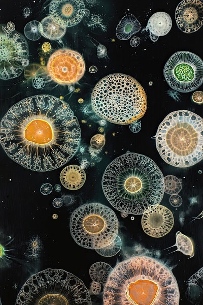 Cosmic Cellular Harmony 7P3H2N 58 by Abstract Rebellion