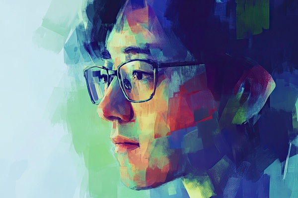 Contemplative Gaze J9P2H3 58 by Abstract Rebellion