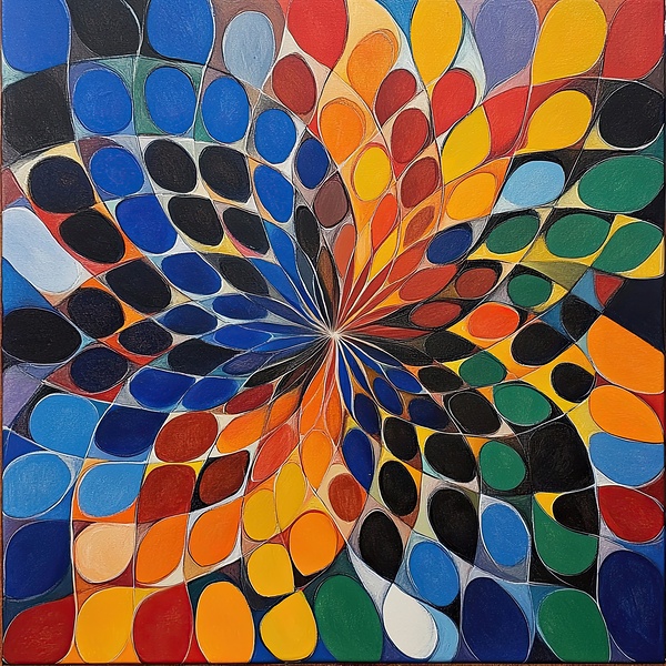 Chromatic Convergence H3N9B2 48 Print