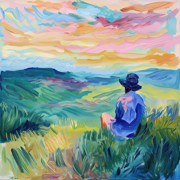 Contemplative Sunset 8H29NP 45 by Abstract Rebellion