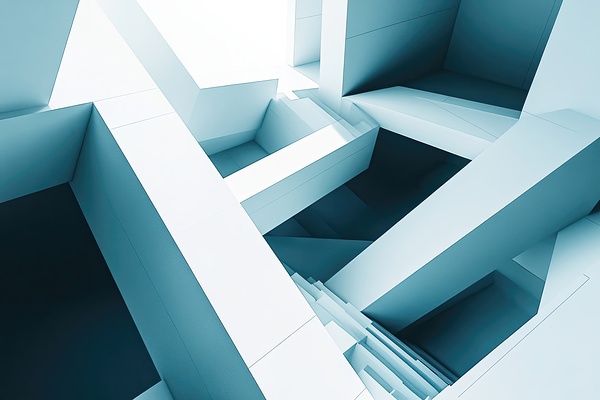 Azure Structures Ascend H2N9P 57 by Abstract Rebellion