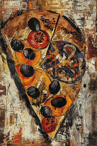 Abstract Pizza Slice H2N3P9 47 by Abstract Rebellion
