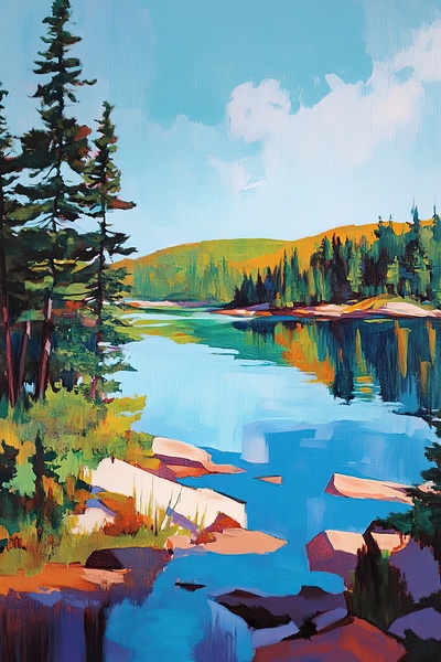 Azure Reflections 98H7P2 53 by Abstract Rebellion