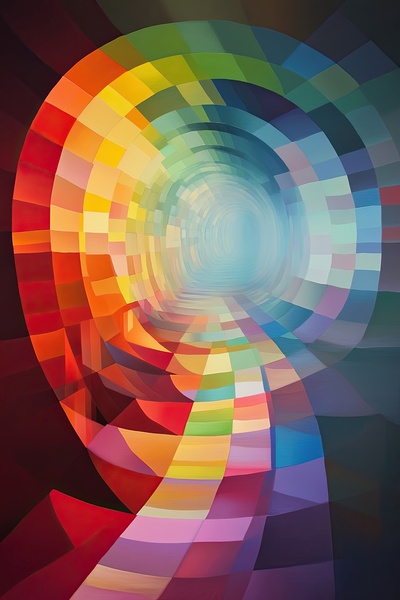 Chromatic Vortex Journey H92D3N 57 by Abstract Rebellion