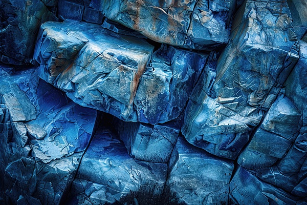 Azure Basalt Formation H2N9P2 45 by Abstract Rebellion
