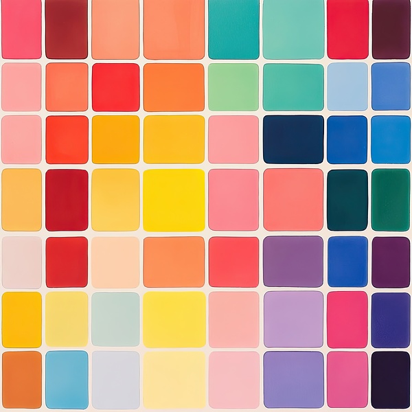 Chromatic Harmony Grid 92HJ8P 64 by Abstract Rebellion