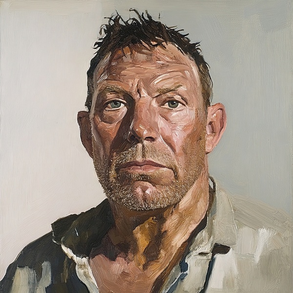 Contemplative Gaze H9P4Z2 60 by Abstract Rebellion