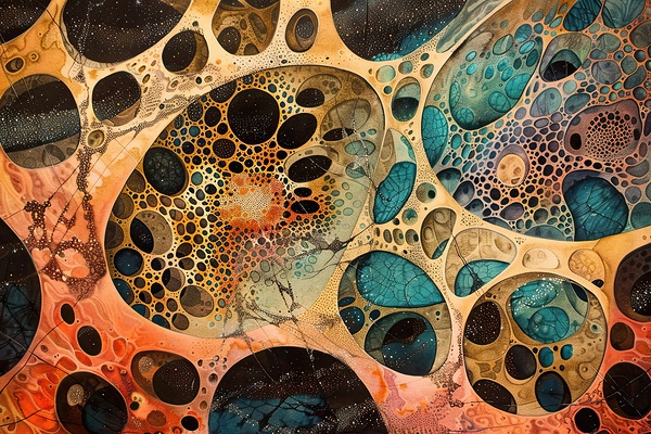 Cosmic Cellular Structures H2N5P9 55 by Abstract Rebellion