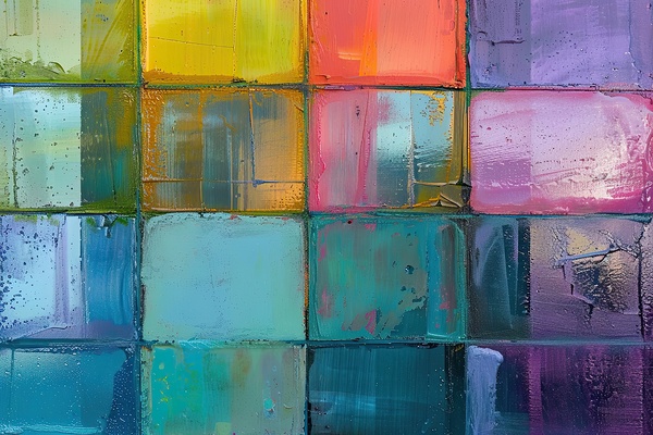 Chromatic Harmony Grid J9P4H2 58 by Abstract Rebellion