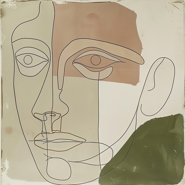 Beige Visage N92H5K 47 by Abstract Rebellion