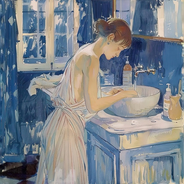 Azure Ablutions J9P4N2 47 by Abstract Rebellion