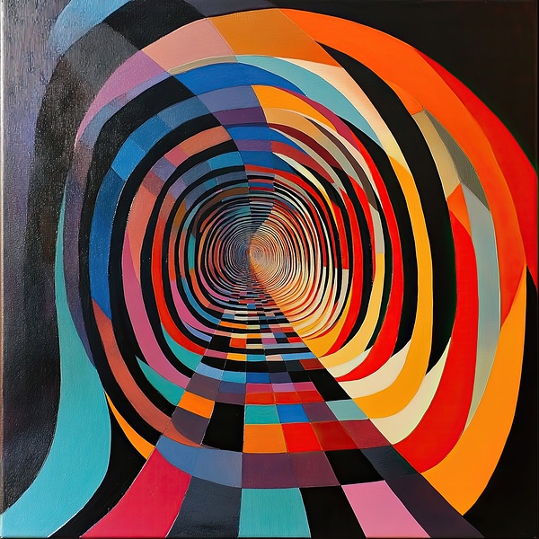 Chromatic Vortex Journey H2N3P9 64 by Abstract Rebellion