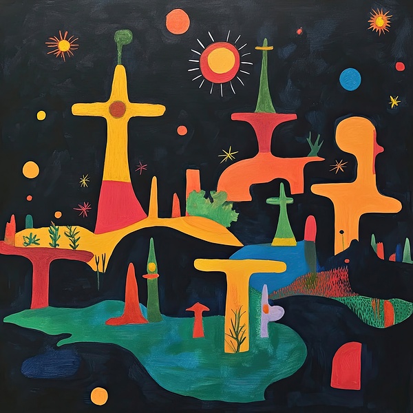 Celestial Cityscape 79B2N 47 Print