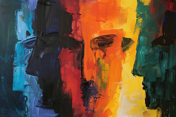 Chromatic Visages H2N3P9 55 by Abstract Rebellion