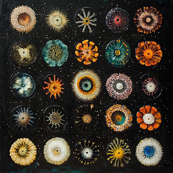 Cosmic Flora Study H2N9P2 55 by Abstract Rebellion