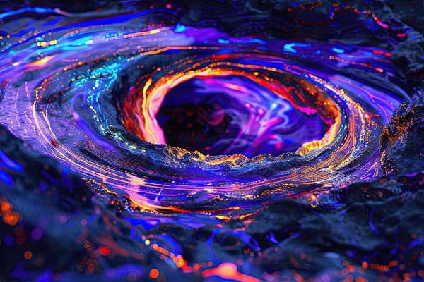 Cosmic Vortex Chroma Y29K3 55 by Abstract Rebellion