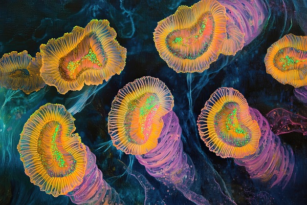 Bioluminescent Bloom H9P4N2 65 by Abstract Rebellion