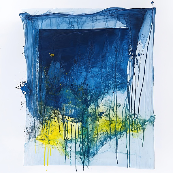 Azure Cascade 9P3H7N 58 by Abstract Rebellion