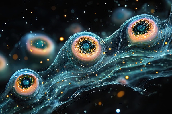 Cosmic Cellular Genesis 9P3N2H 70 by Abstract Rebellion