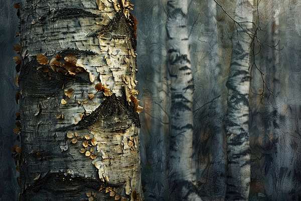Birch Grove Whispers J9P4H2 45 by Abstract Rebellion