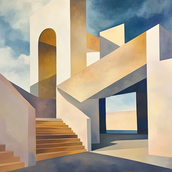 Architectural Ascent 7H3N2P 55 by Abstract Rebellion